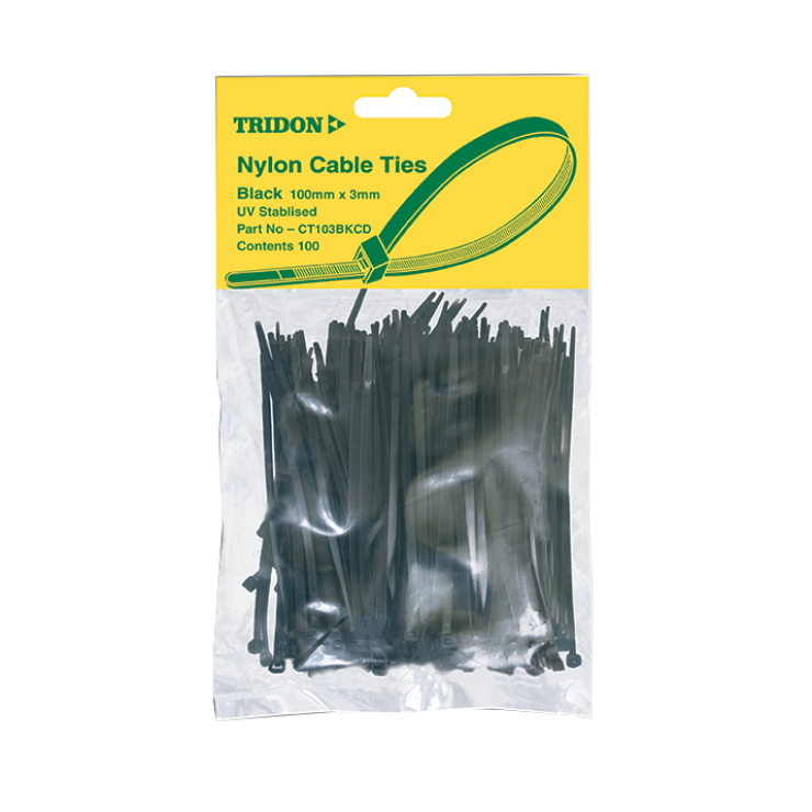 Cable Tie Black  Bulk - Black