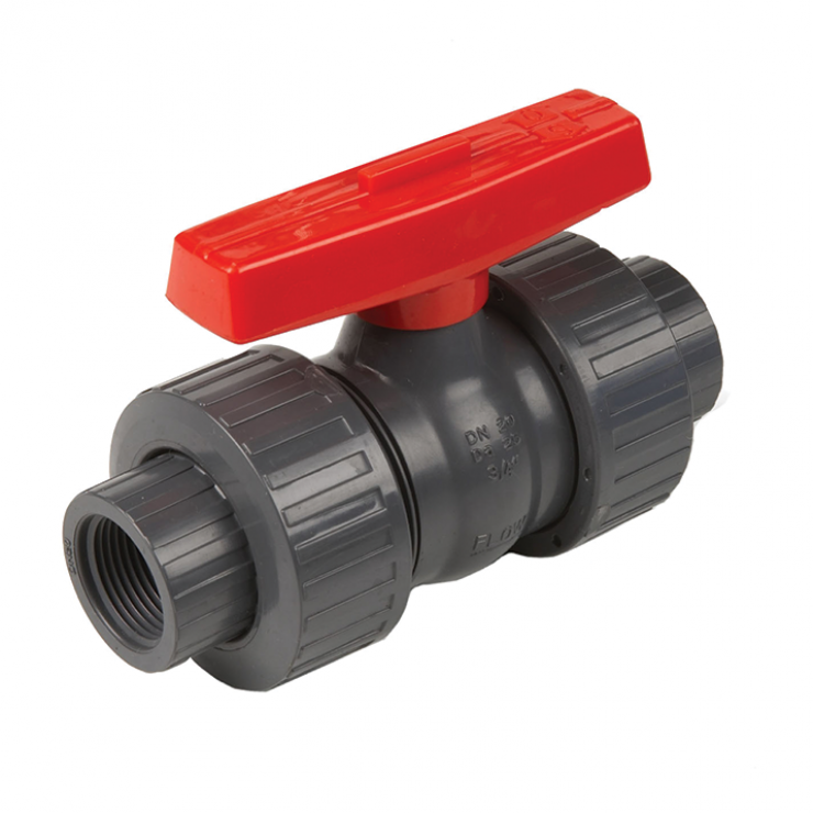 Double Union Ball Valve PVC