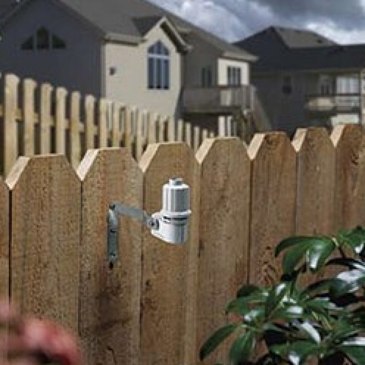 Sensor on fence